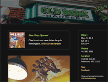 Tablet Screenshot of oldbankbarbers.com